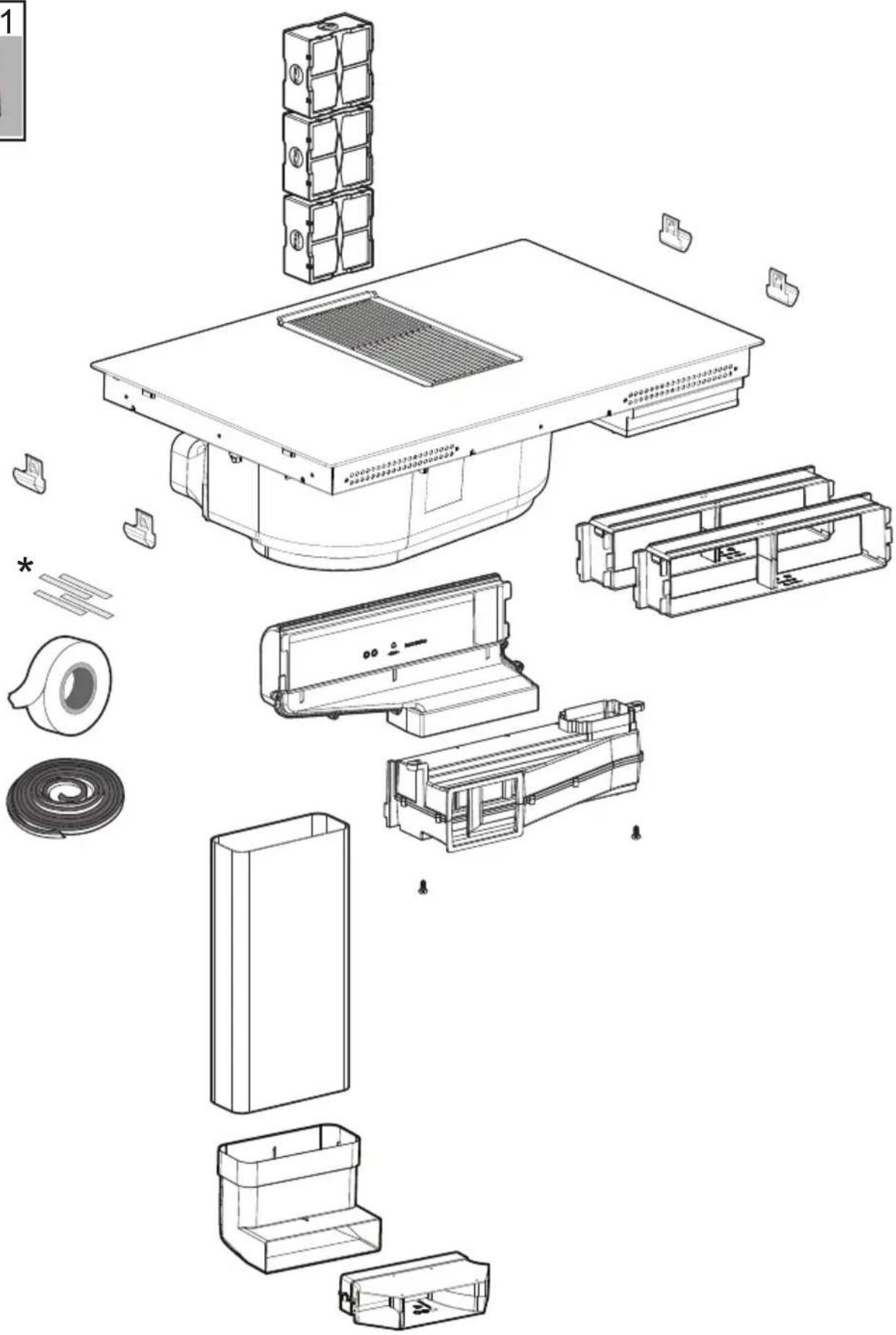 BAUKNECHT BVH 92 2B K1 - KIT WINDOW - 50