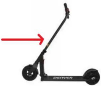 DENVER SEL80125 - Dépliage du scooter - 6
