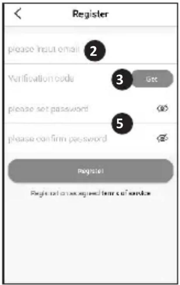 ELRO SF400S11 - Register an Account - 2