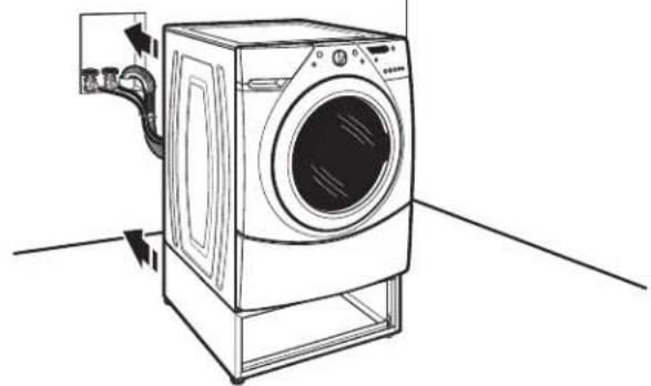 MAYTAG XHP1000XW - Placer près de l'emplacement final - 1