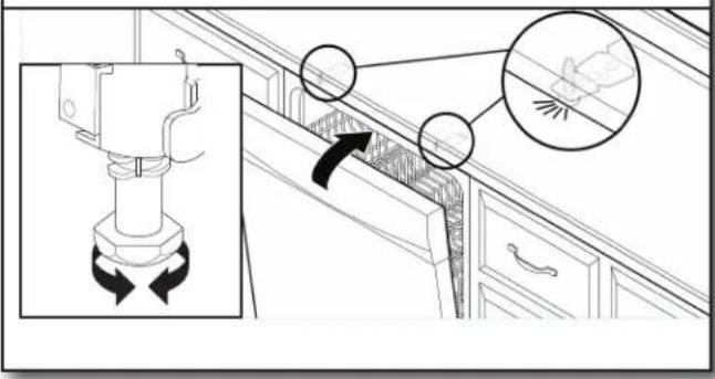 KITCHENAID KDTM804KPS - Check door clearance - 1