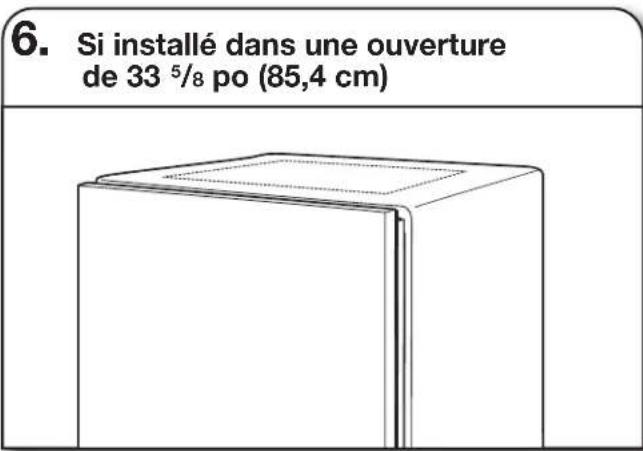 KITCHENAID KDTM804KPS - INSTALLER LA BARRIERE ANTI-HUMIDITE EN OPTION - RECOMMANDEE POUR LES COMPTOIRS EN BOIS - 3