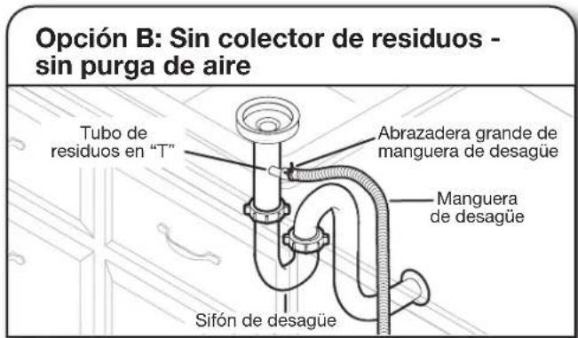 KITCHENAID KDTM804KPS - Conecte la manguera de desagüe - 5