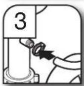 KITCHENAID KDTM804KPS - Raccordement du tuyau de vidange - 17