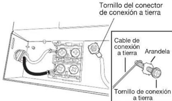 KITCHENAID KDPM604KBS - Conecte el cable a tierra - 1