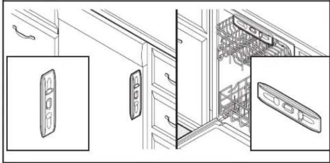 KITCHENAID KDPM604KBS - Compruebe otra vez el alineamiento de la lavavajillas con la abertura del gabinete - 1