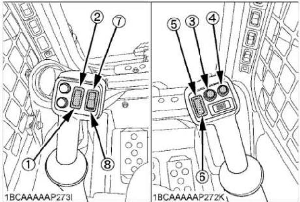 KUBOTA SSV75 - Dispositif de commande de fixation (en OPTION) - 2