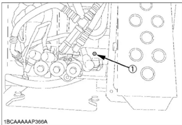 KUBOTA SSV75 - Graissage de l'arbre de pédale - 1