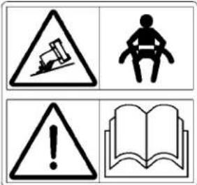 KUBOTA SSV75 - Étiquettes de DANGER, d'avertissement et d'attention - 1