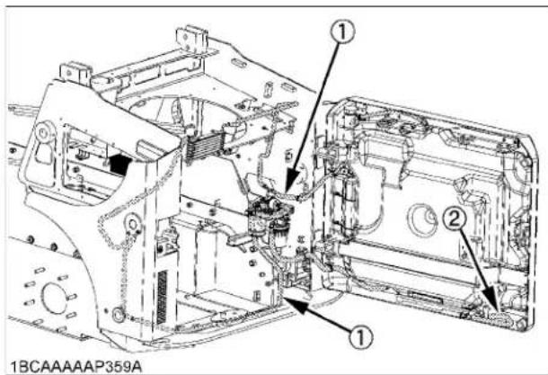 KUBOTA SSV75 - Remplacement de la durite du carburant - 1
