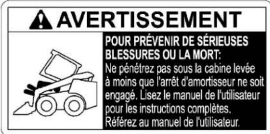 KUBOTA SSV75 - Avertissement - 6