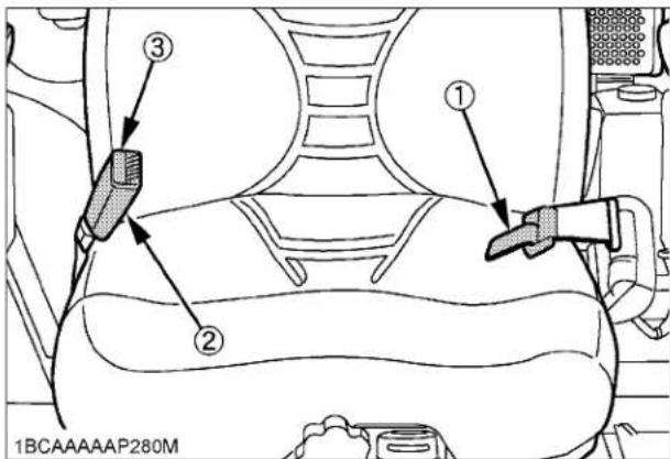 KUBOTA SSV75 - Fermeture de la ceinture de sécurité - 1