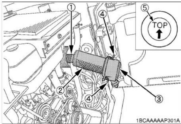 KUBOTA SSV75 - Remplacement de l'élément du filtre à air - 1