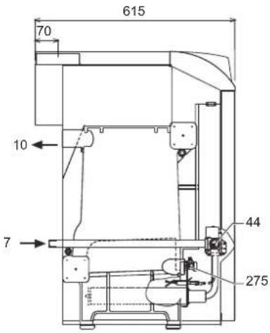 FERROLI Pegasus D - Dimensioni, attacchi e componenti principali - 2