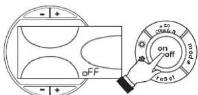 FERROLI Pegasus D - Turning the boiler off - 1