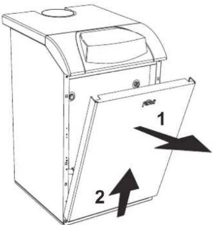 FERROLI Pegasus D - Ouverture du panneau avant - 2