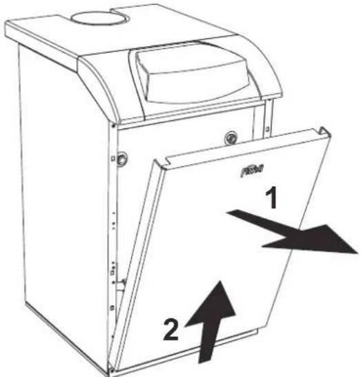 FERROLI Pegasus D - Aperture del panel anterior - 1