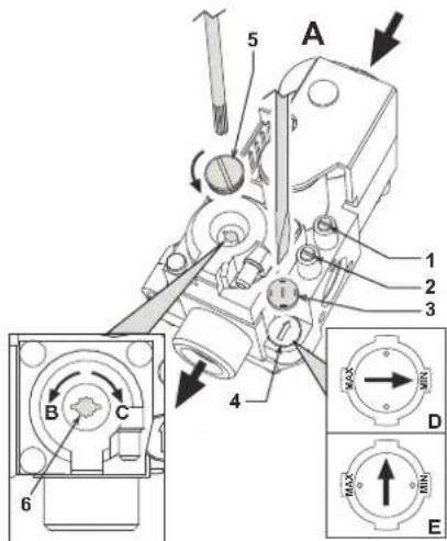 FERROLI Pegasus D - Trasformazione gas di alimentazione - 1