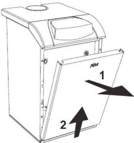 FERROLI Pegasus D - Opening the front panel - 1