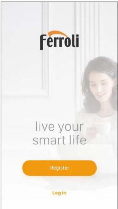 FERROLI Egea Lt - User registration - 1
