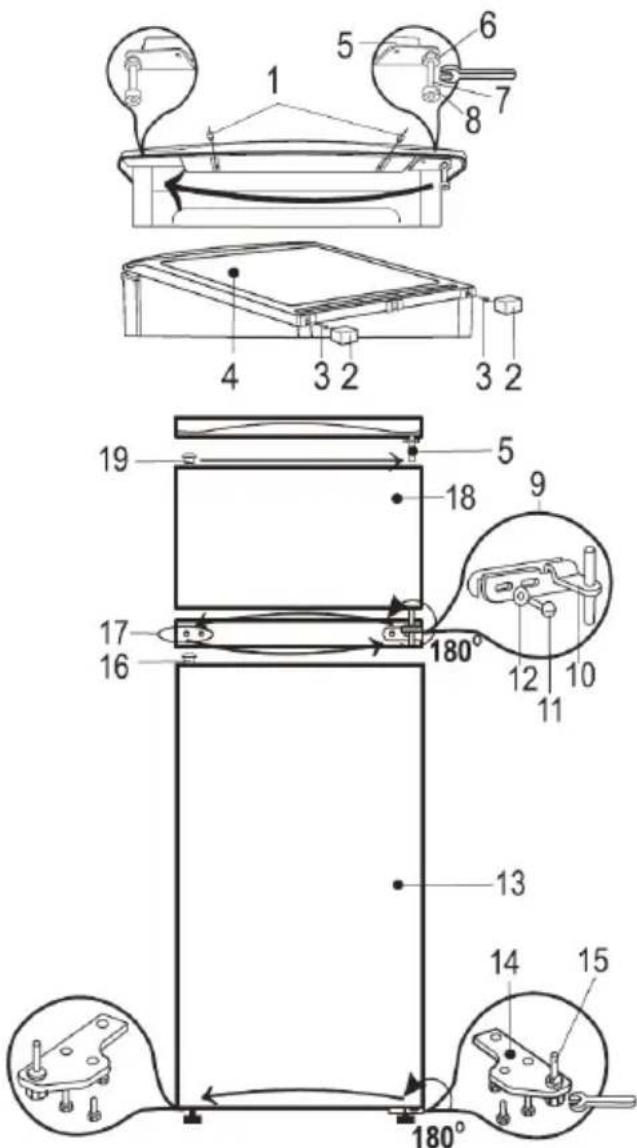 SEVERIN DT 8786 - Omkeerbare deur - 1