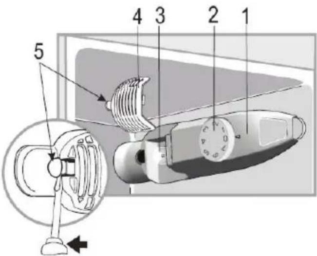 SEVERIN DT 8787 - Anmerkung: Der Temperaturregler schaltet in der Position „0" nur den Kompressor ab. - 1