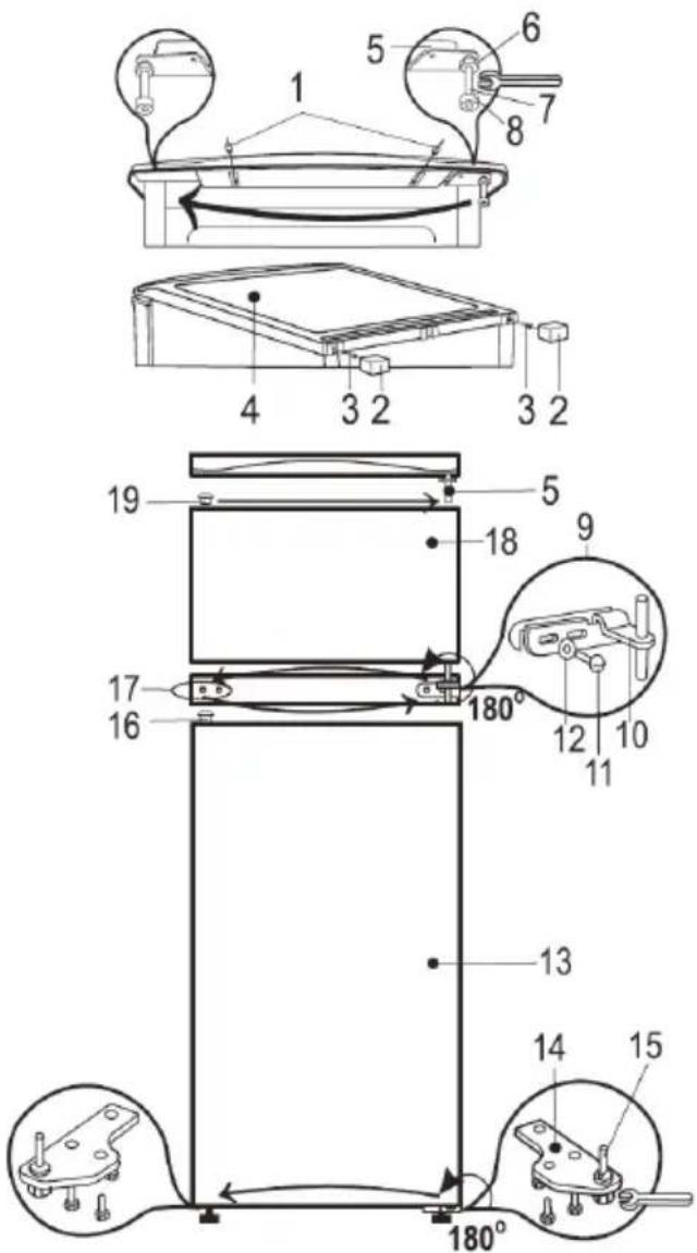 SEVERIN DT 8787 - Reversible door - 1