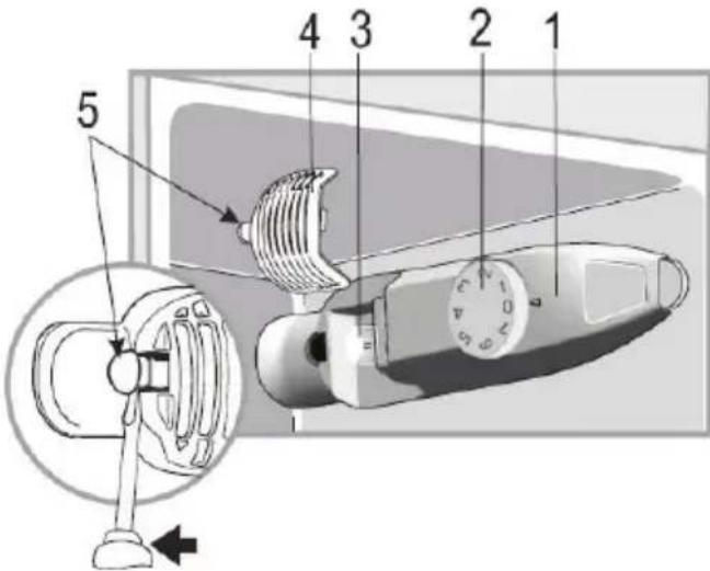 SEVERIN DT 8787 - In positie '0', de koelfunctie is uitgeschakeld, ondanks dat het apparaat nog aangesloten is op het stroomnet. - 1