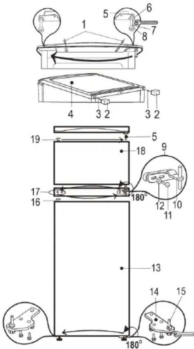 SEVERIN DT 8785 - Porte réversible - 1
