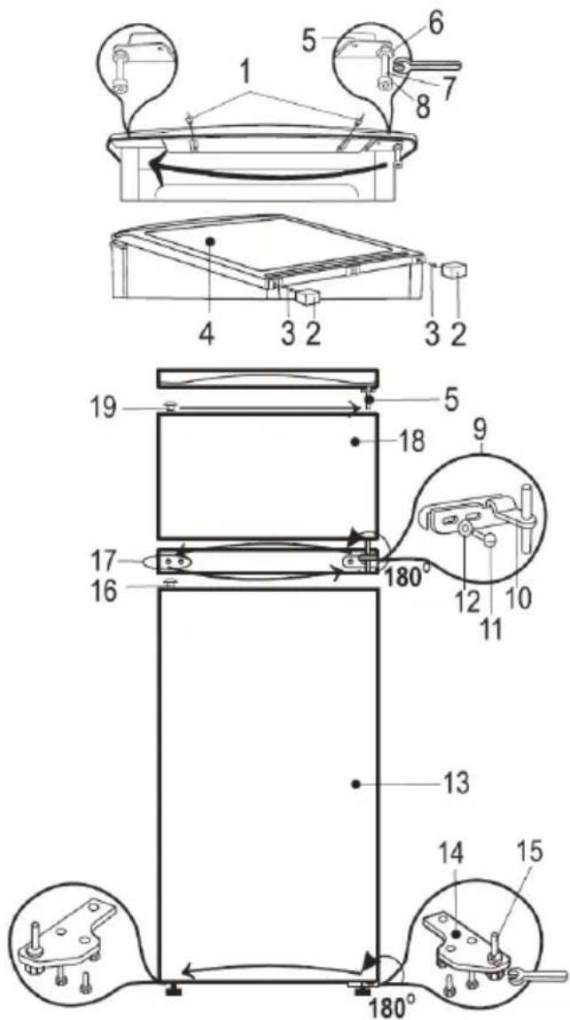 SEVERIN DT 8784 - Porte réversible - 1