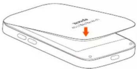 Tenda 4G180 - Inserati cartela SIM.si bateria - 4
