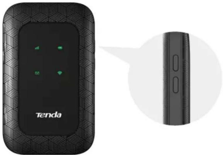 Tenda 4G180 - Zapnutí hotspotu - 1