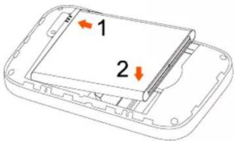 Tenda 4G180 - Installare la scheda SIM e la batteria - 5