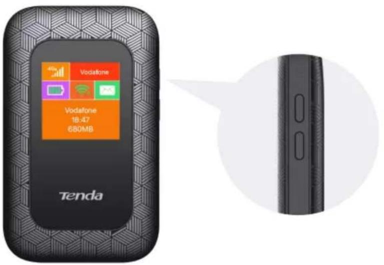 Tenda 4G185 - Turn on the Hotspot - 1