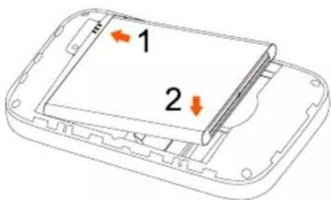 Tenda 4G185 - Insérez la carte SIM et installez la batterie - 5