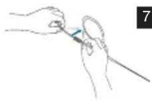 AKG EC82 - Pose du microphone tour d'oreille - 5