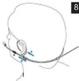 AKG EC82 - Attaching the headworn microphone - 4
