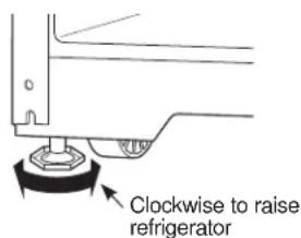 GE GTE18MTRRWW - CLEARANCES - 1