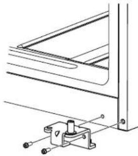 GE GTE18MTRRWW - TRANSFER BOTTOM HINGE TO THE LEFT - 1