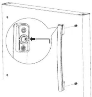 GE GTE18MTRRWW - CÓMO INVERTIR LAS MANIJAS DE LA PUERTA – TRANSFERIR LA MANIJA DE LA PUERTA DEL REFRIGERADOR AL LADO DERECHO DE LA PUERTA DEL REFRIGERADOR - 3