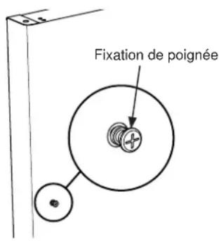 GE GTE18MTRRWW - FIXATIONS DE LA POIGNÉE - 1