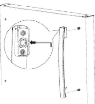GE GTE18MTRRWW - REVERSING DOOR HANDLES – TRANSFER REFRIGERATOR DOOR HANDLE TO THE RIGHT SIDE OF THE REFRIGERATOR DOOR - 3