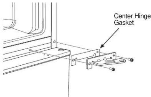 GE GTE18MTRRWW - REMOVE REFRIGERATOR DOOR - 2