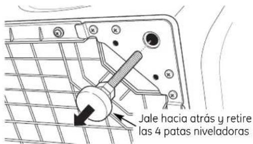 GE Profile SPSD157JMV - RETIRE LAS PATAS NIVELADORAS - 1