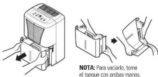 GE ADEW50LR - como desecar el agua acumulada - 1