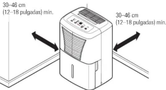 GE ADER50LP - Selección del lugar adecuado - 3