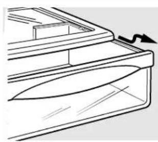 GE CustomStyle GSC21KGRBB - Rimozione dei cassetti. - 1