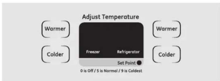 GE CustomStyle GSC21KGRBB - Limites de température ambiante dans la pièce - 4