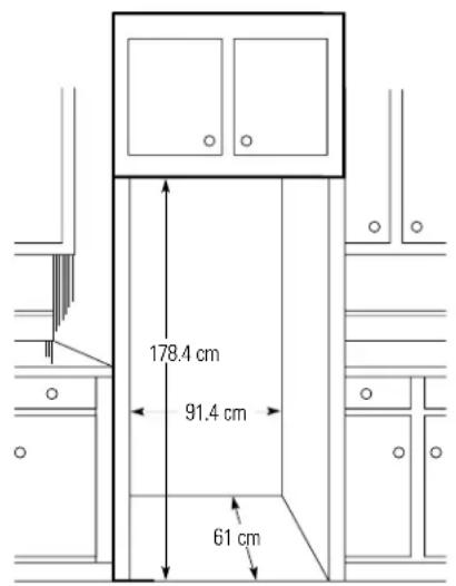 GE CustomStyle GSC21KGRBB - DIMENSIONEN UND SPEZIFIKATIONEN - 1
