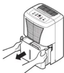 GE ADEW65LP - Removing Collected Water - 1